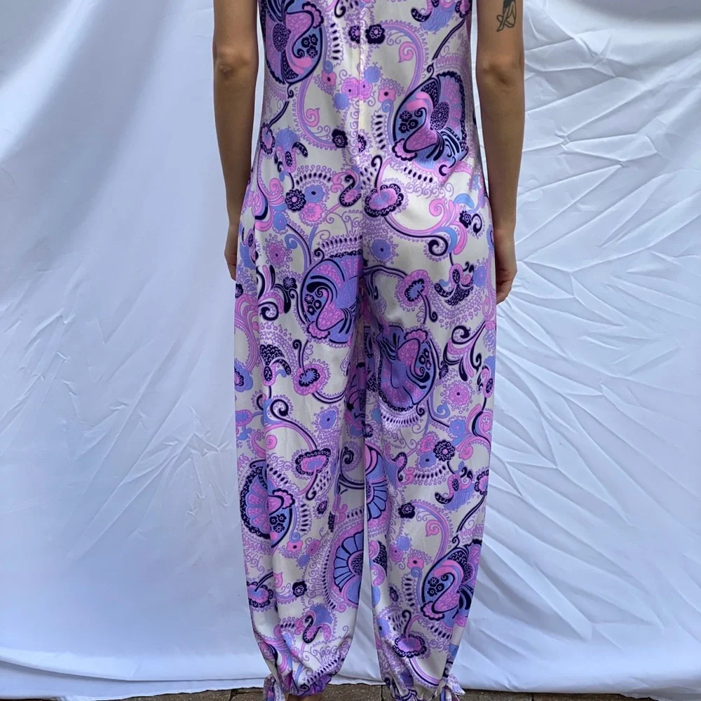 Vintage 60s jumpsuit, made in France - Picture 3 of 11